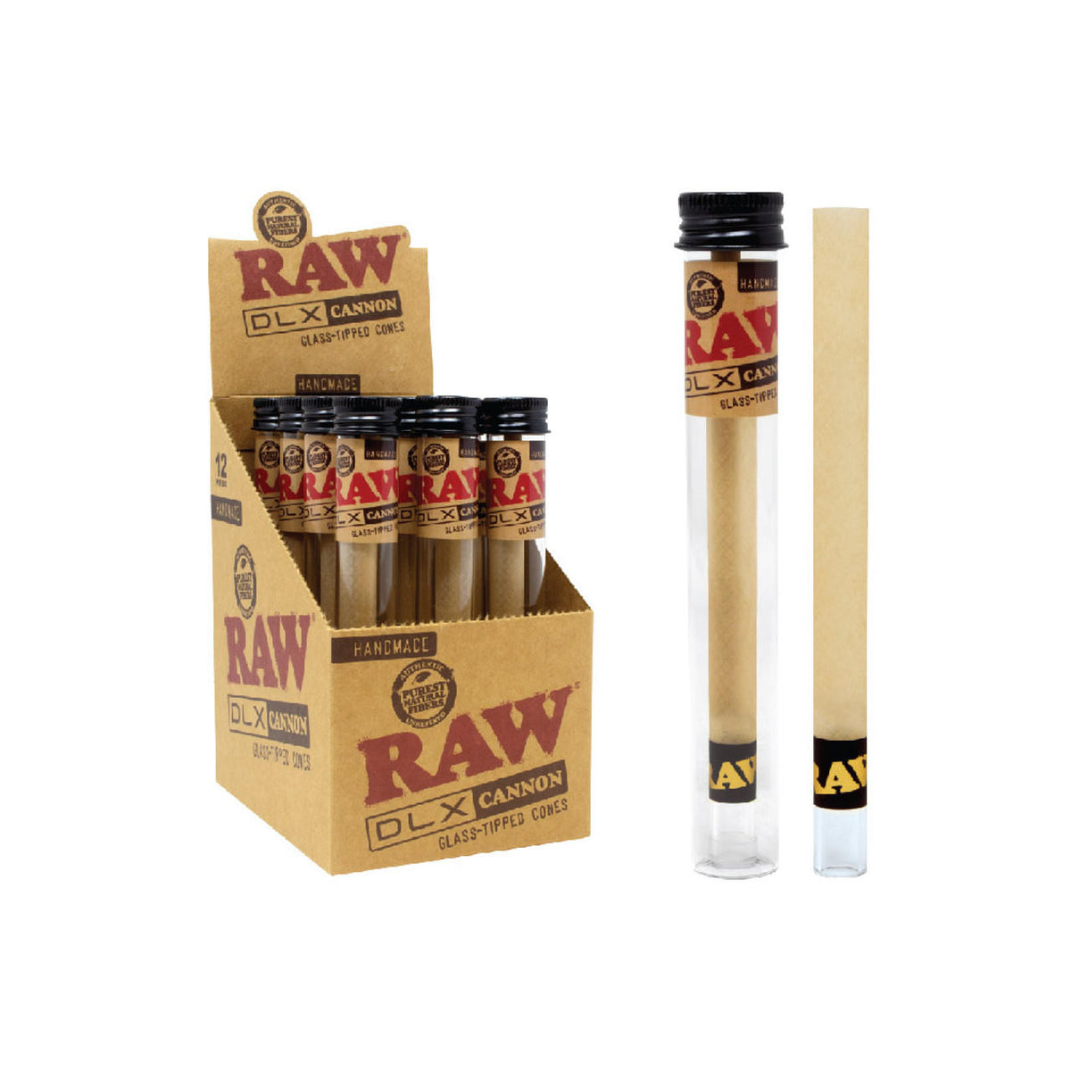 Raw Handmade DLX GLASS TIPPED CANNON Tiki Distribution