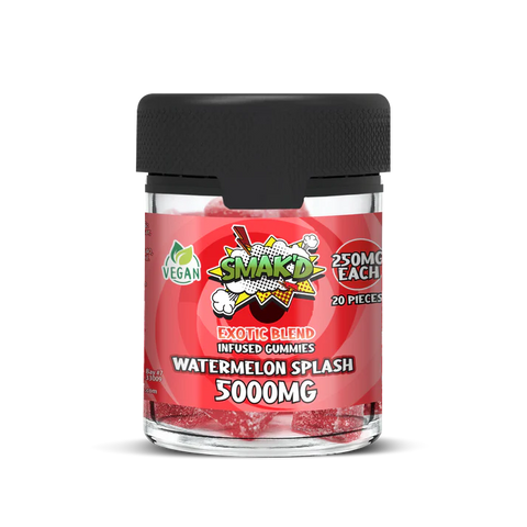 Smak'd Exotic Blend Gummies 5000mg